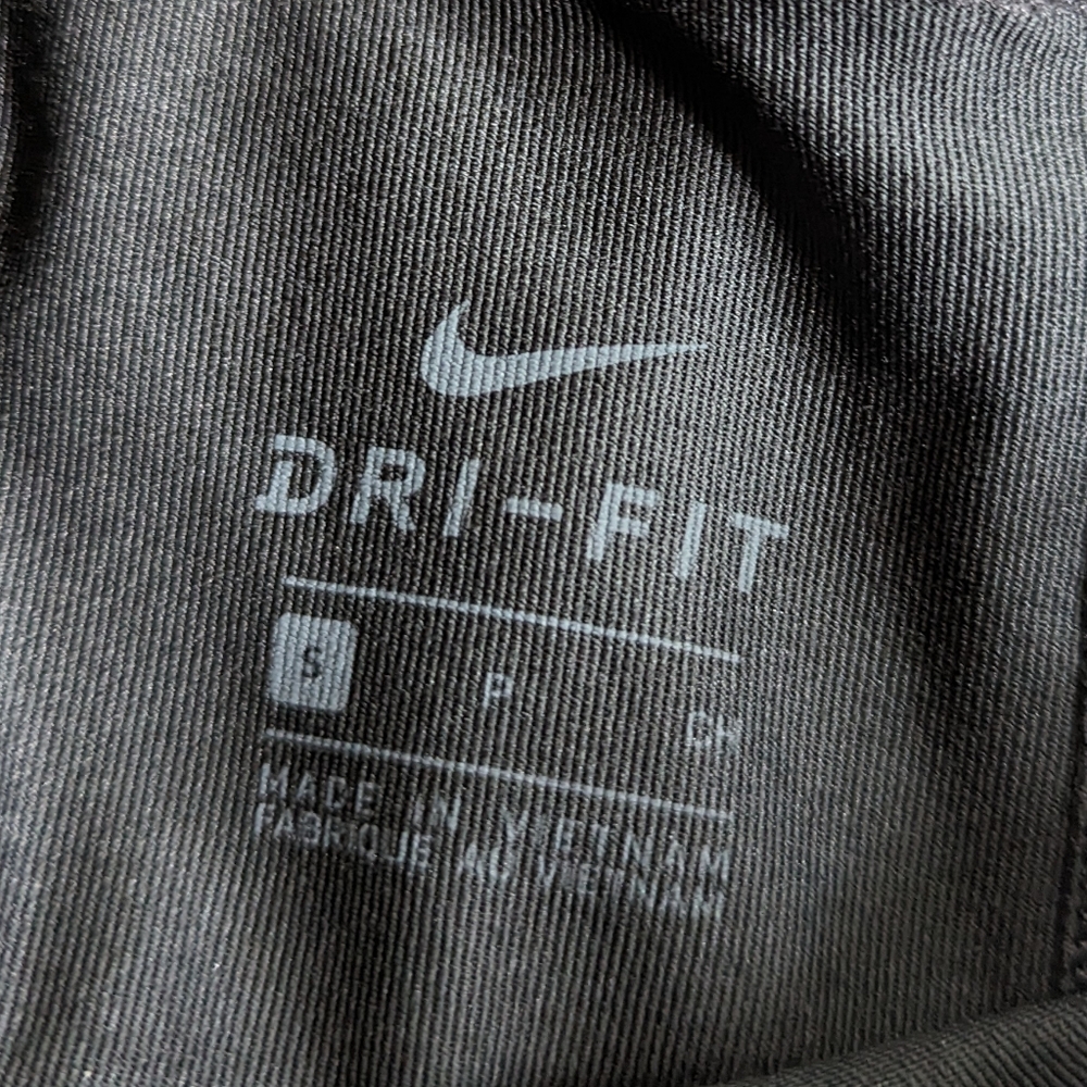 NWT Nike Pro Training Shimmer Metallic Black Silver Leggings Size Small - Picture 7 of 9